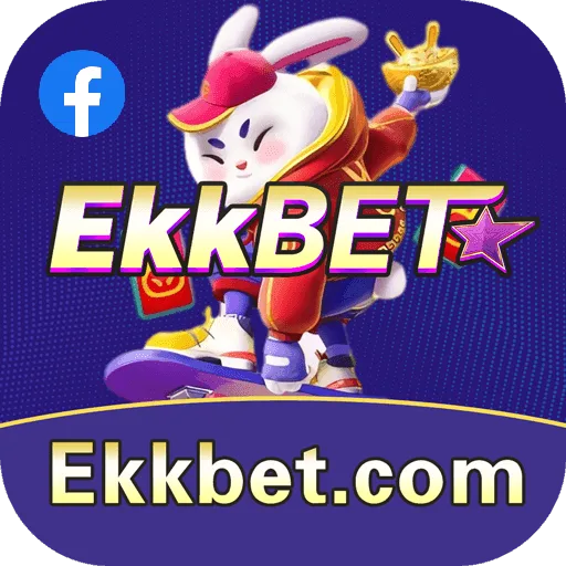 Imagem promovendo a página oficial da ekkbet no Facebook